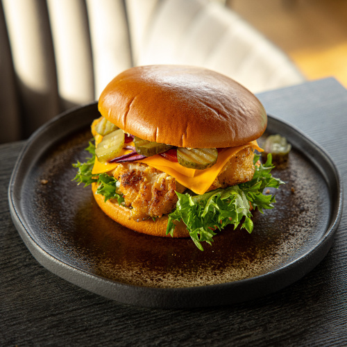 Бургер с треской